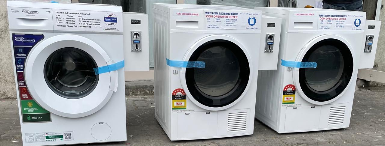 Commercial laundry installation UAE hotel