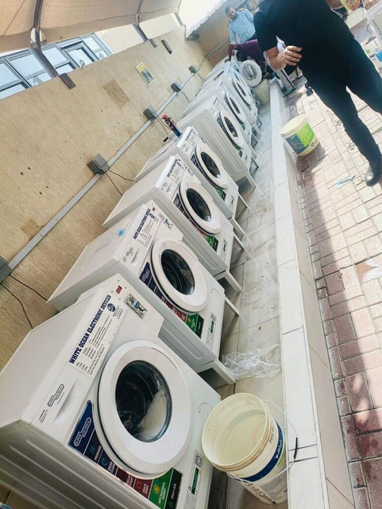 Coin operated blanket washing machine UAE