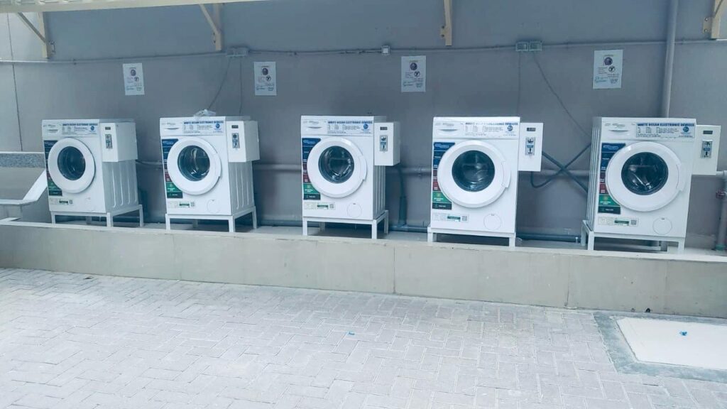 Coin operated front load washing machine Dubai UAE