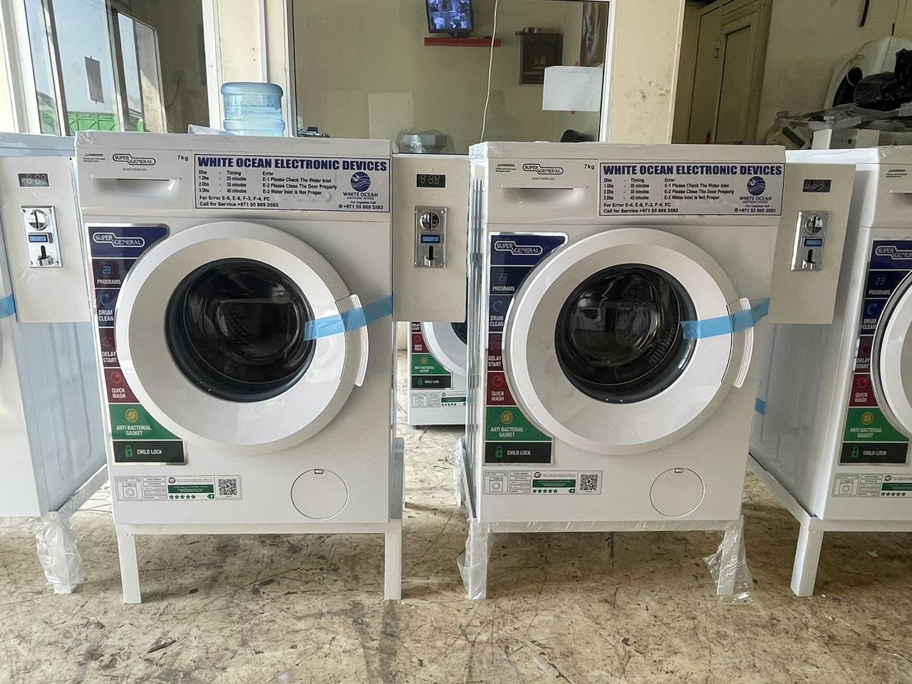 Laundry installation project UAE labor housing