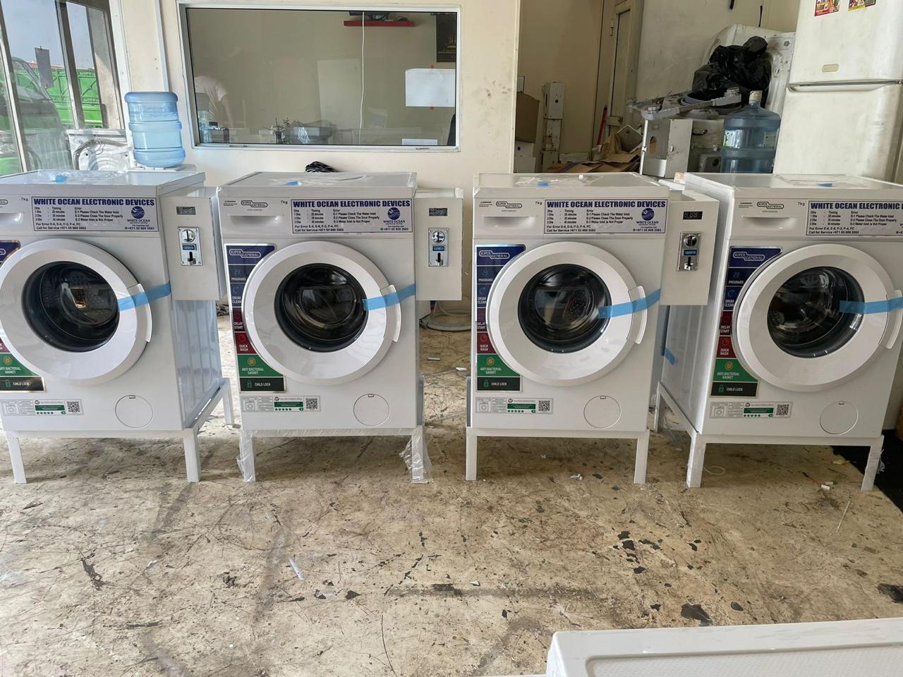 Commercial laundry UAE setup